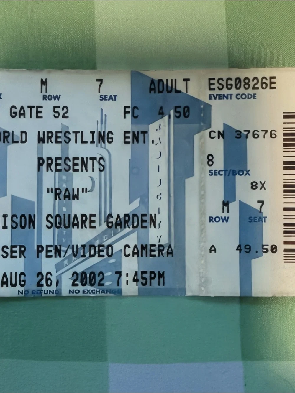 RAW Ticket - Blue